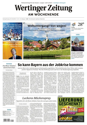 Cover of Wertinger Zeitung