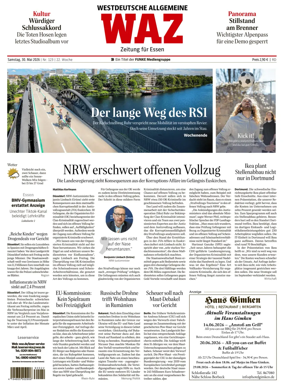 Cover of Westdeutsche Allgemeine Zeitung (Essen)
