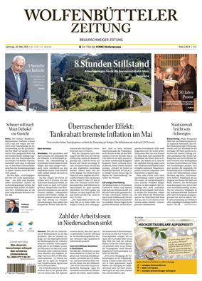 Cover of Wolfenbutteler Zeitung