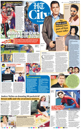 Cover of Hindustan Times (Ranchi) - Live