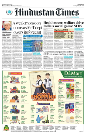 Cover of Hindustan Times Thane