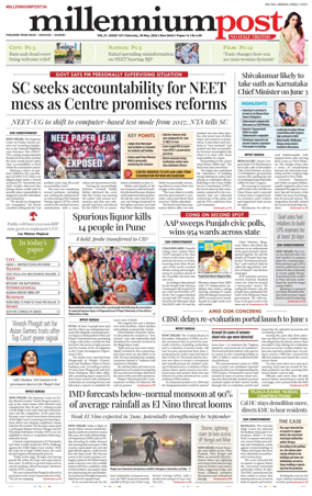 Cover of Millennium Post