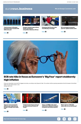 Cover of Euronews Business
