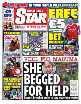 Cover of Irish Daily Star
