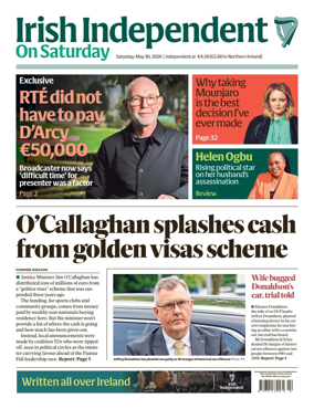 Cover of Irish Independent