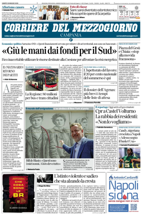 Cover of Corriere del Mezzogiorno (Campania)