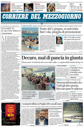 Cover of Corriere del Mezzogiorno (Puglia)