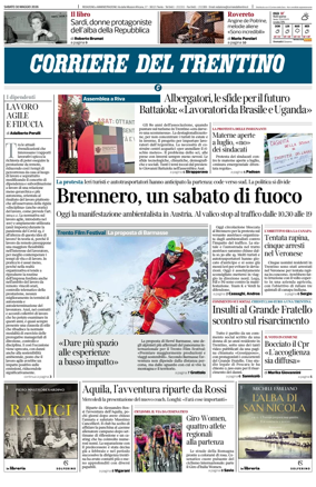 Cover of Corriere del Trentino
