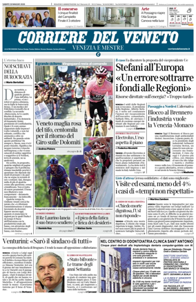 Cover of Corriere del Veneto (Venezia e Mestre)