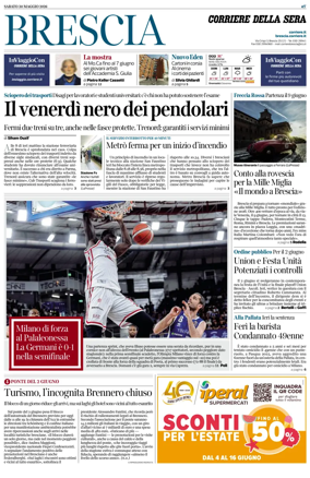 Cover of Corriere della Sera (Brescia)