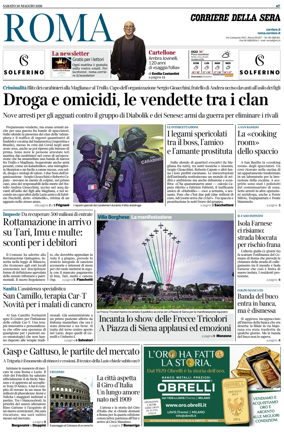 Cover of Corriere della Sera (Roma)