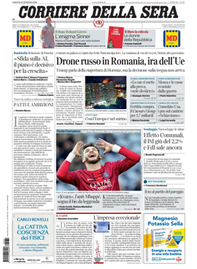 Cover of Corriere della Sera