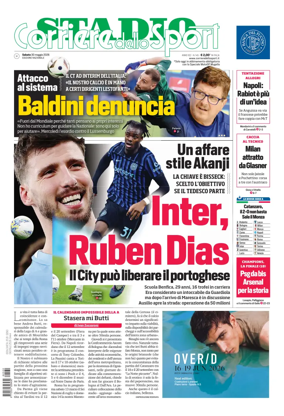 Cover of Corriere dello Sport Stadio (Nazionale)