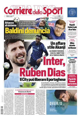 Cover of Corriere dello Sport