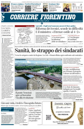 Cover of Corriere Fiorentino