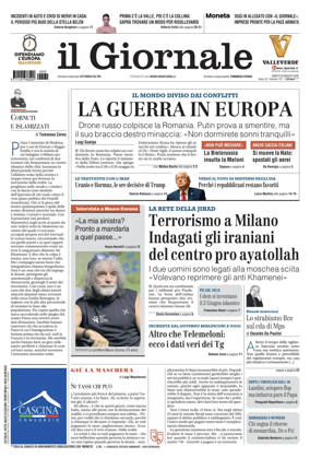 Cover of Il Giornale (Italy)
