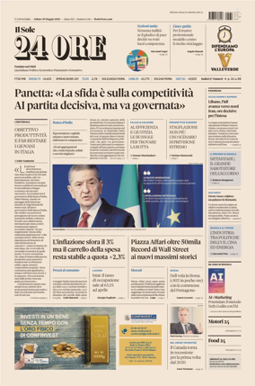 Cover of Il Sole 24 Ore