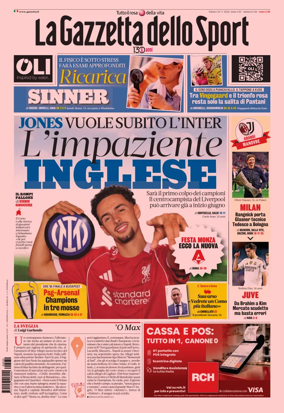 Cover of La Gazzetta dello Sport - Milano