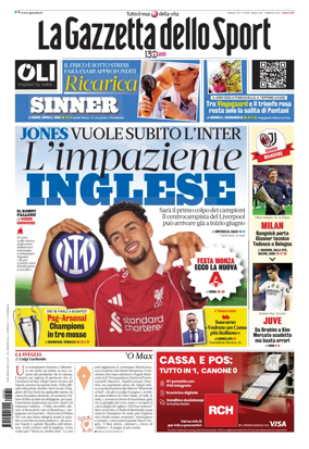 Cover of La Gazzetta dello Sport - Roma