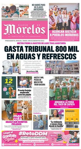 Cover of Diario de Morelos