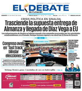 Cover of El Debate de Culiacan