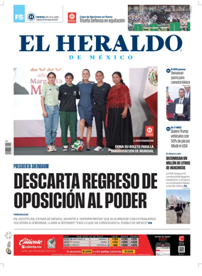 Cover of El Heraldo de Mexico