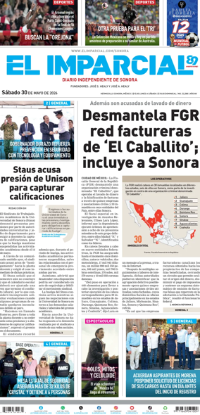 Cover of El Imparcial