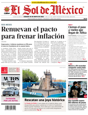 Cover of El Sol de Mexico