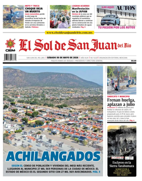 Cover of El Sol de San Juan del Rio