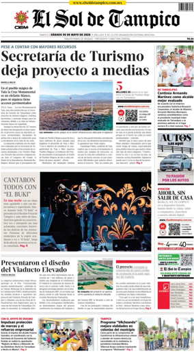 Cover of El Sol de Tampico