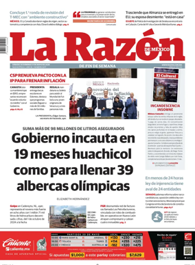 Cover of La Razon de Mexico