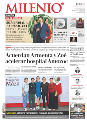 Cover of Milenio Puebla