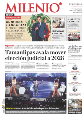 Cover of Milenio Tamaulipas
