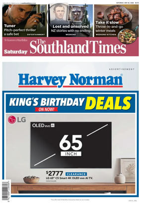 Cover of The Southland Times