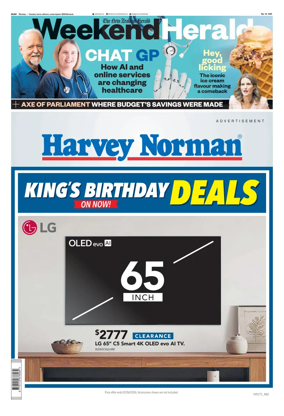 Cover of Weekend Herald