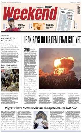 Cover of Oman Daily Observer