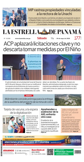 Cover of La Estrella de Panama