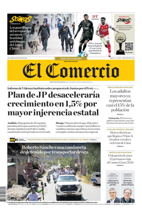 Cover of Diario El Comercio
