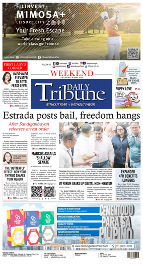 Cover of Daily Tribune (Philippines)