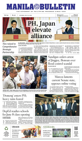 Cover of Manila Bulletin