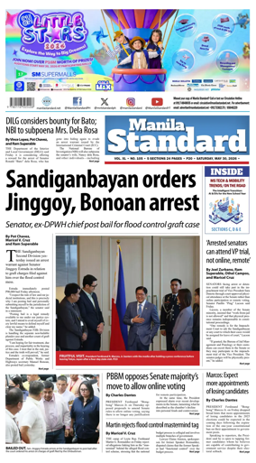 Cover of Manila Standard