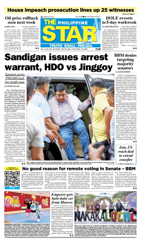 Cover of The Philippine Star