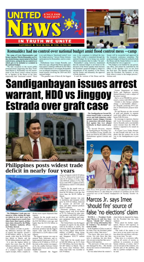 Cover of United News - English Edition