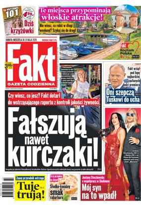 Cover of Fakt Gazeta Codzienna (Saturday)
