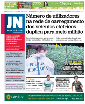 Cover of Jornal de Noticias