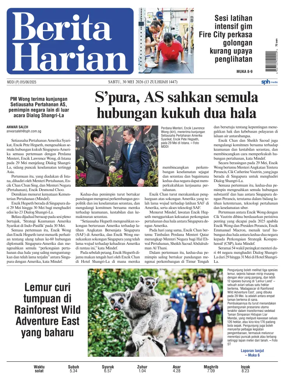 Cover of Berita Harian
