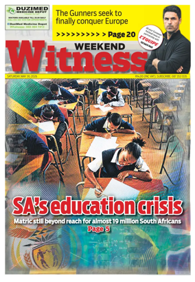 Cover of The Weekend Witness (South Africa)