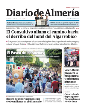 Cover of Diario de Almeria
