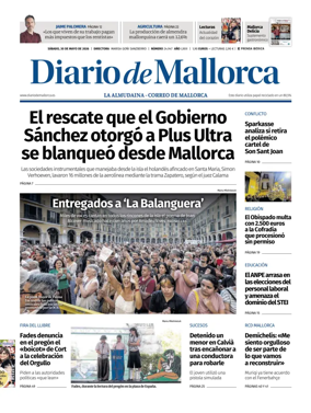 Cover of Diario de Mallorca