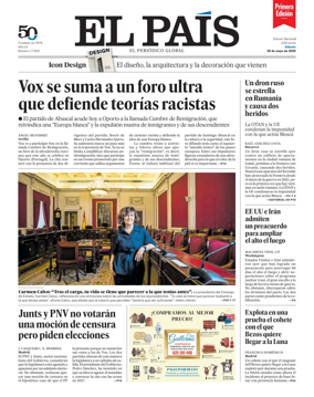 Cover of EL PAIS primera edicion